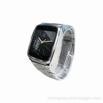 Stainless Steel Java Watch Phone, Quad-band 1.3M Camera 1.6-inch Touch